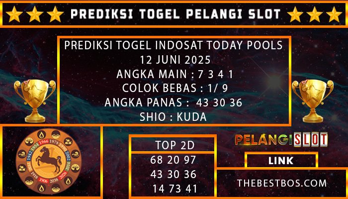 PREDIKSI TOGEL INDOSAT TODAY POOLS 12 JUNI 2025