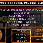PREDIKSI TOGEL NEW GUINEA POOLS 05 JUNI 2025
