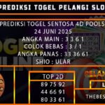 PREDIKSI TOGEL SENTOSA 4D POOLS 24 JUNI 2025