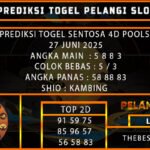 PREDIKSI TOGEL SENTOSA 4D POOLS 27 JUNI 2025