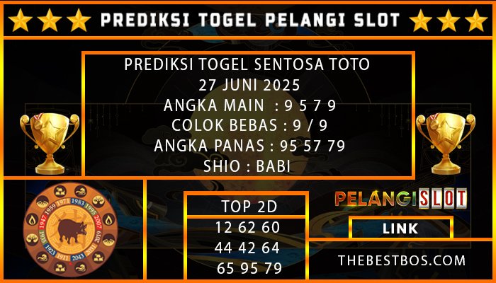 PREDIKSI TOGEL SENTOSA TOTO 27 JUNI 2025