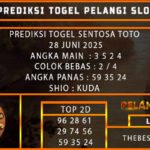 PREDIKSI TOGEL SENTOSA TOTO 28 JUNI 2025