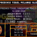 PREDIKSI TOGEL SINGAPORE POOLS 14 JUNI 2025