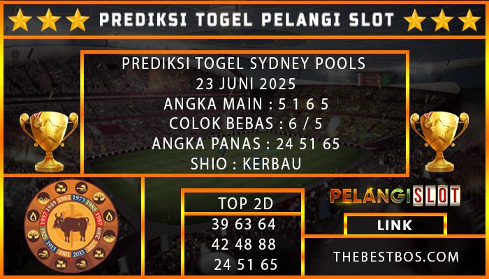 PREDIKSI TOGEL SYDNEY POOLS 23 JUNI 2025