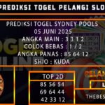 PREDIKSI TOGEL SYDNEY POOLS 05 JUNI 2025
