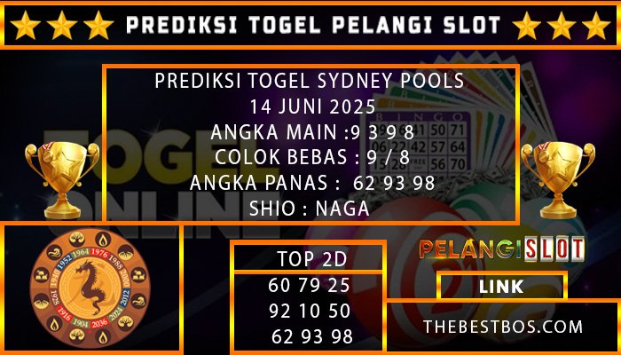 PREDIKSI TOGEL SYDNEY POOLS 14 JUNI 2025