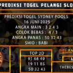 PREDIKSI TOGEL SYDNEY POOLS 16 JUNI 2025