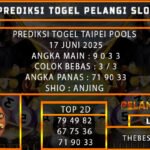 PREDIKSI TOGEL TAIPEI POOLS 17 JUNI 2025