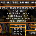 PREDIKSI TOGEL TELKOMSEL POOLS 17 JUNI 2025
