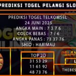 PREDIKSI TOGEL TELKOMSEL 24 JUNI 2025