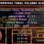 PREDIKSI TOGEL TELKOMSEL POOLS 14 JUNI 2025
