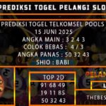 PREDIKSI TOGEL TELKOMSEL POOLS 15 JUNI 2025