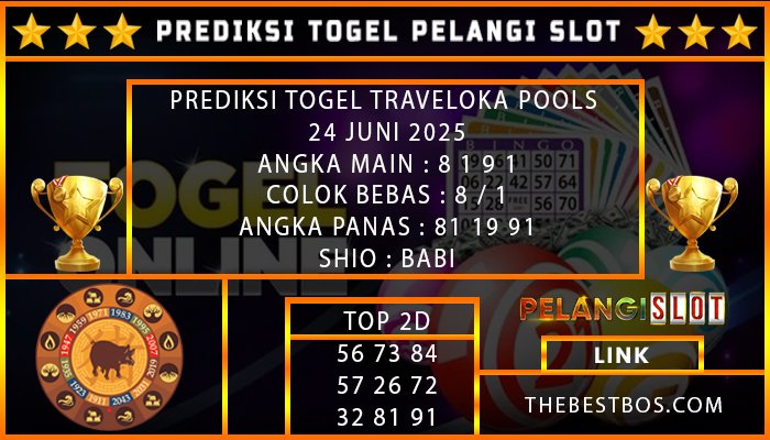 PREDIKSI TOGEL TRAVELOKA POOLS 24 JUNI 2025