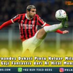 TheoHernandez Dekati PintuKeluar Milan