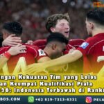 Indonesia Terbawah DiRanking FIFA