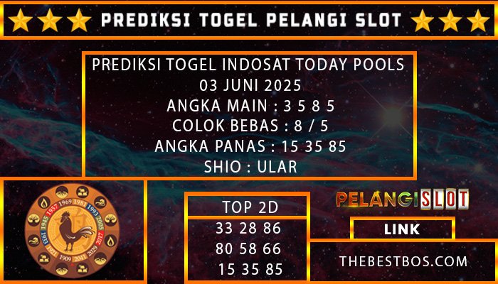 PREDIKSI TOGEL INDOSAT TODAY POOLS 03 JUNI 2025