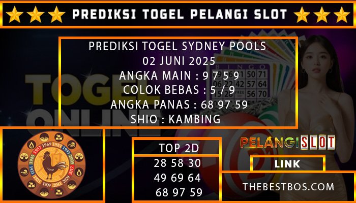 PREDIKSI TOGEL SYDNEY POOLS 02 JUNI 2025