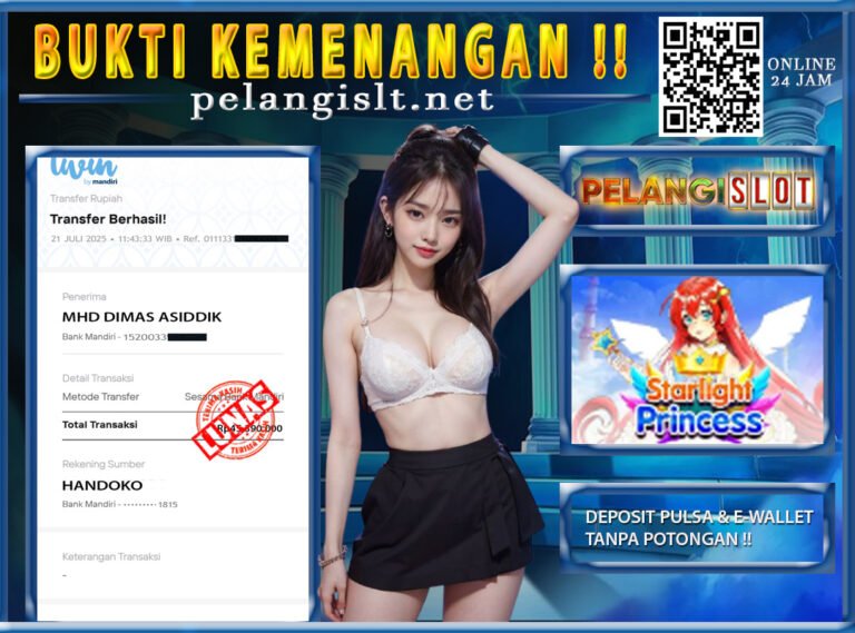 BUKTI JACKPOT PRAGMATICPLAY 21/JULI/2025