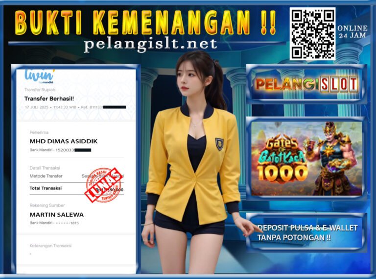 BUKTI JACKPOT PRAGMATICPLAY 19/JULI/2025