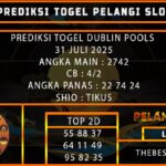 PREDIKSI TOGEL DUBLIN POOLS 31 JULI 2025
