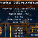 PREDIKSI TOGEL DUBLIN POOLS 10 JULI 2025