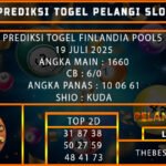 PREDIKSI TOGEL FINLANDIA POOLS 19 JULI 2025