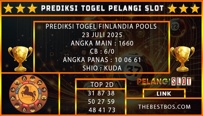PREDIKSI TOGEL FINLANDIA POOLS 23 JULI 2025