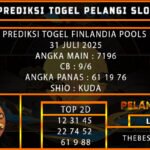 PREDIKSI TOGEL FINLANDIA POOLS 31 JULI 2025