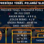 PREDIKSI TOGEL FINLANDIA POOLS 06 JULI 2025
