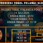 PREDIKSI TOGEL FINLANDIA POOLS 14 JULI 2025