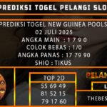 PREDIKSI TOGEL NEW GUINEA POOLS 02 JULI 2025