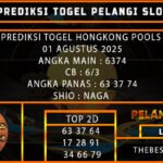 PREDIKSI TOGEL HONGKONG POOLS 01 AGUSTUS 2025
