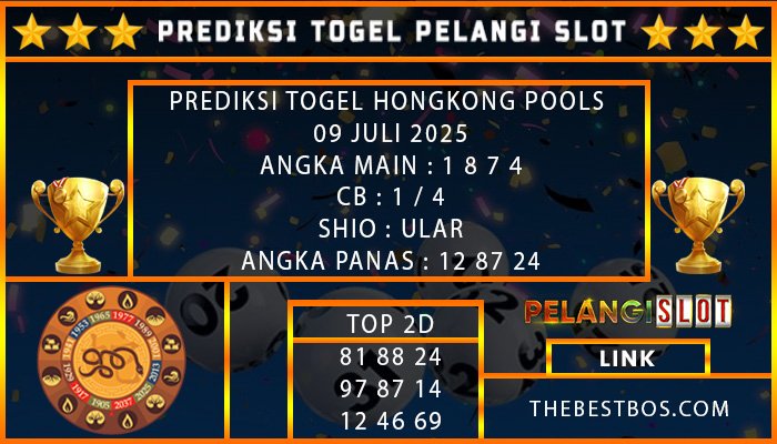 PREDIKSI TOGEL HONGKONG POOLS 09 JULI 2025