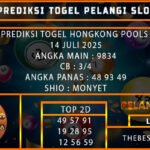 PREDIKSI TOGEL HONGKONG POOLS 14 JULI 2025