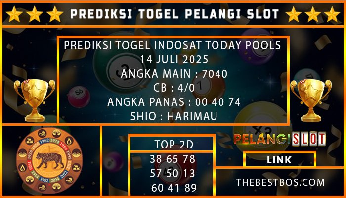 PREDIKSI TOGEL INDOSAT TODAY POOLS 14 JULI 2025