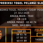 PREDIKSI TOGEL INDOSAT TODAY POOLS 21 JULI 2025