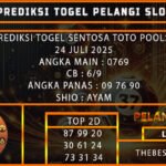 PREDIKSI TOGEL SENTOSA TOTO POOLS 24 JULI 2025