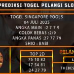 TOGEL SINGAPORE POOLS 04 JULI 2025