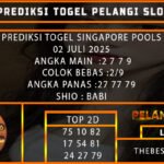 PREDIKSI TOGEL SINGAPORE POOLS 02 JULI 2025