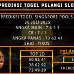 PREDIKSI TOGEL SINGAPORE POOLS 30 JULI 2025