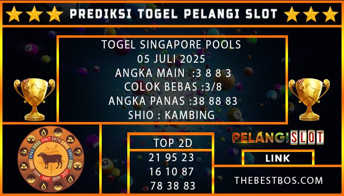 TOGEL SINGAPORE POOLS 05 JULI 2025