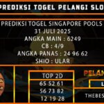 PREDIKSI TOGEL SINGAPORE POOLS 31 JULI 2025