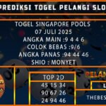 TOGEL SINGAPORE POOLS 07 JULI 2025