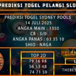 PREDIKSI TOGEL SYDNEY POOLS 14 JULI 2025