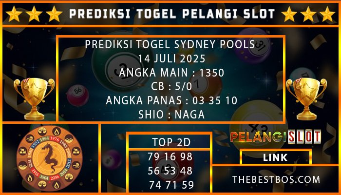 PREDIKSI TOGEL SYDNEY POOLS 14 JULI 2025