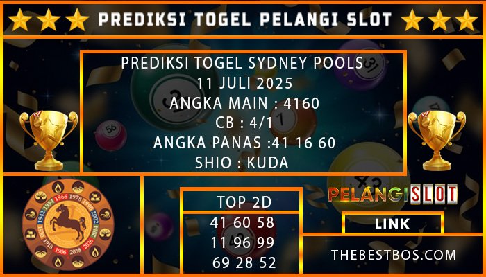 PREDIKSI TOGEL SYDNEY POOLS 11 JULI 2025