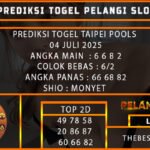 PREDIKSI TOGEL TAIPEI POOLS 04 JULI 2025