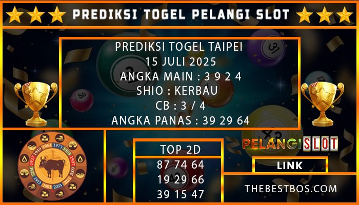PREDIKSI TOGEL TAIPEI 15 JULI 2025