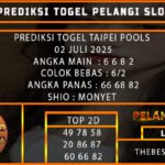 PREDIKSI TOGEL TAIPEI POOLS 02 JULI 2025