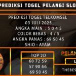 PREDIKSI TOGEL TELKOMSEL 03 JULI 2025